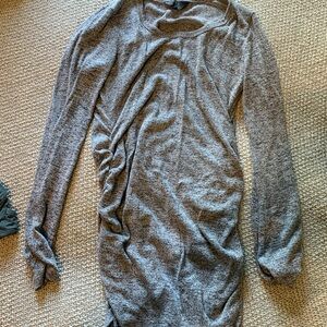 Maternity Gray Knit Top